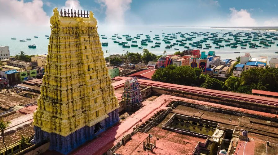Rameswaram Temple, Rameswaram, Tamil Nadu, India